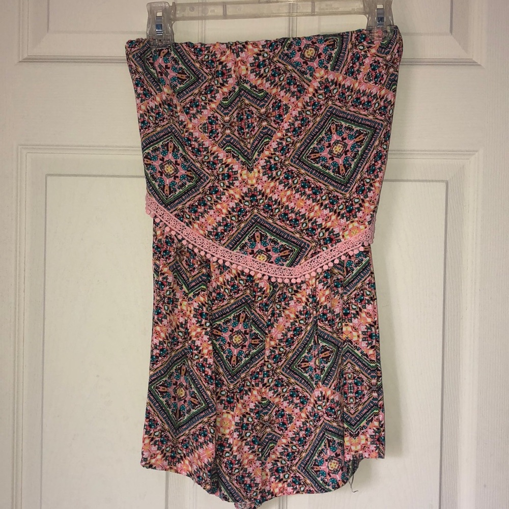 Strapless Romper